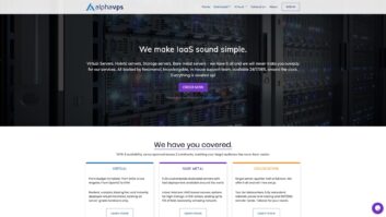 AlphaVPS Homepage